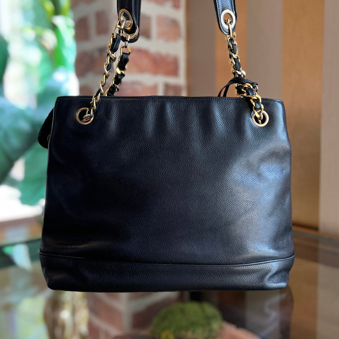 CHANEL Timeless CC Caviar Vintage Tote Bag