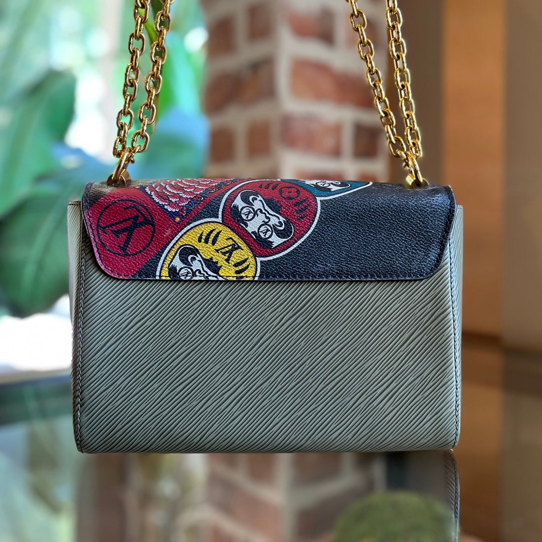 LOUIS VUITTON Twist MM Monogram Canvas Kabuki Bag