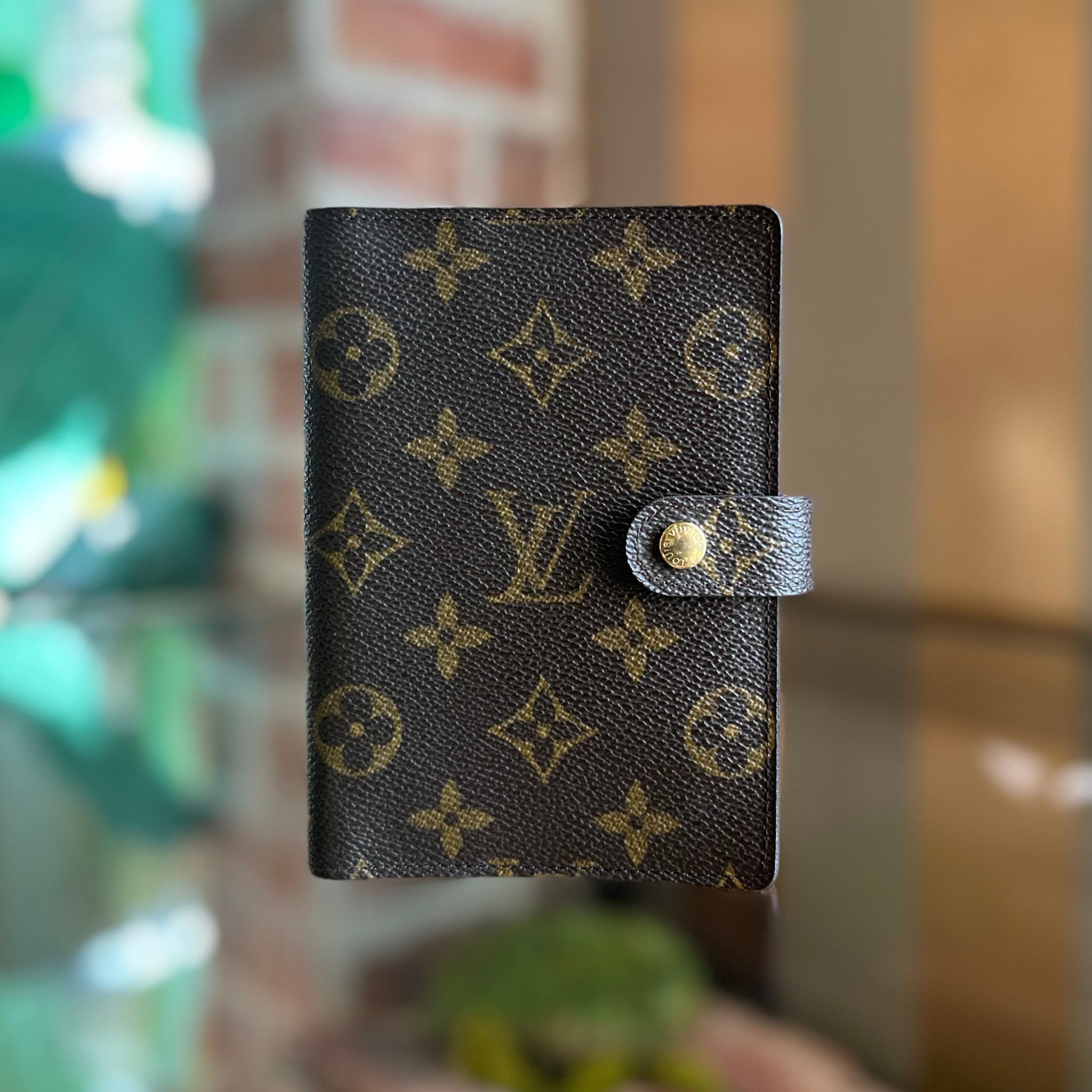 LOUIS VUITTON Small Agenda Cover Monogram Canvas