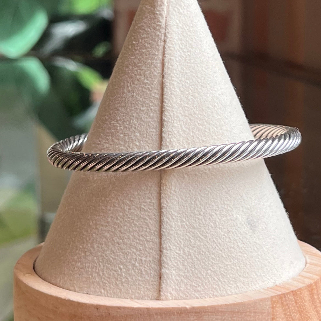 DAVID YURMAN Classic Cable Sterling Silver Amethyst Bracelet