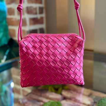 BOTTEGA VENETA Small Loop Pink Crossbody