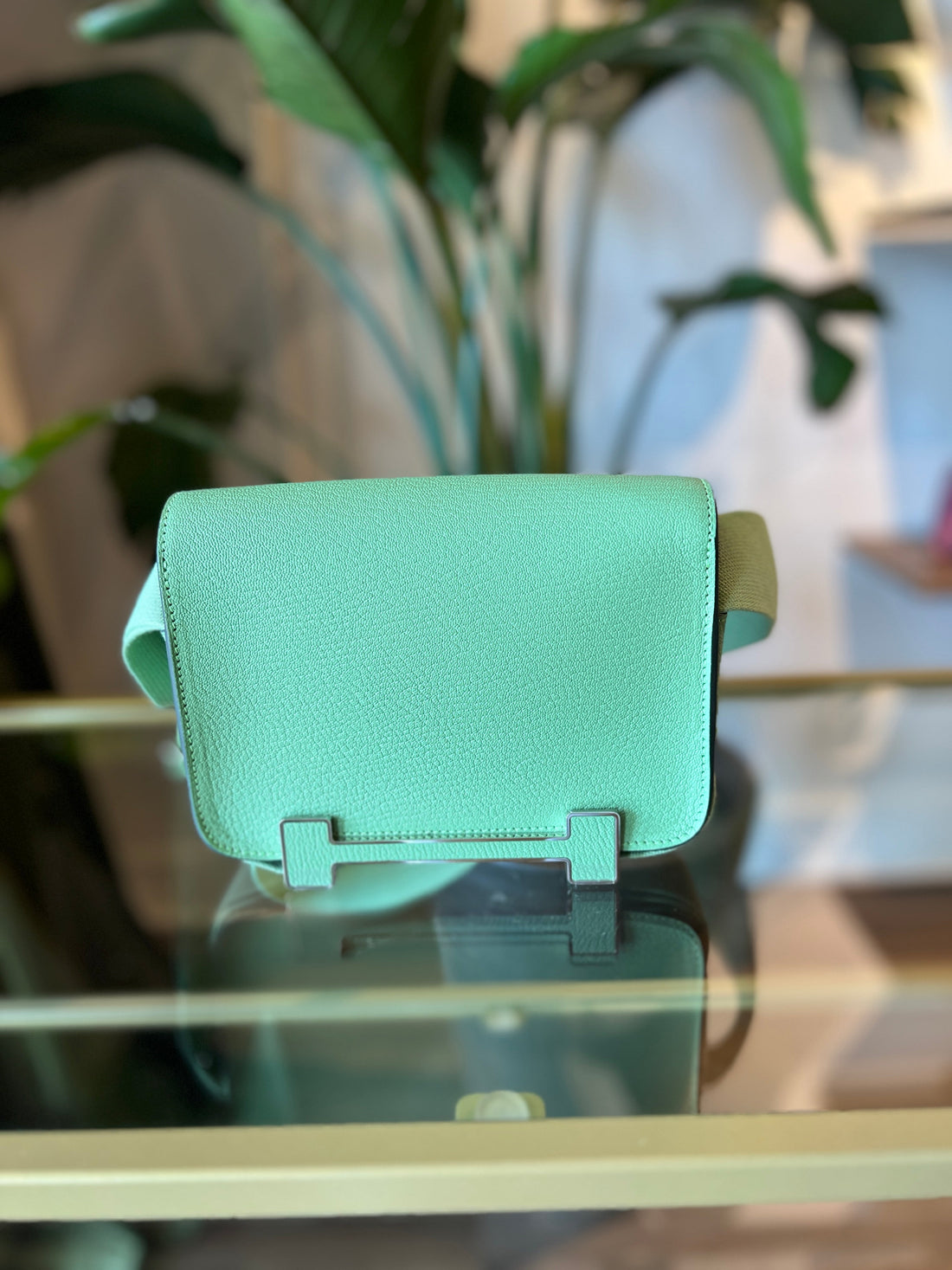 HERMES Geta Mysore Shoulder Bag