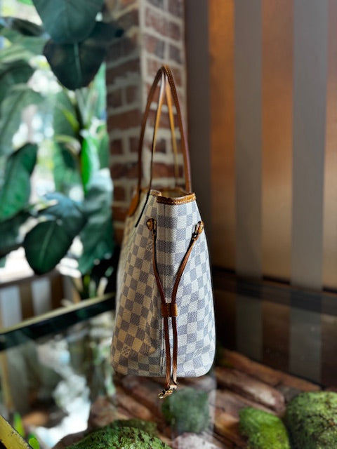 LOUIS VUITTON Damier Azur Neverfull MM