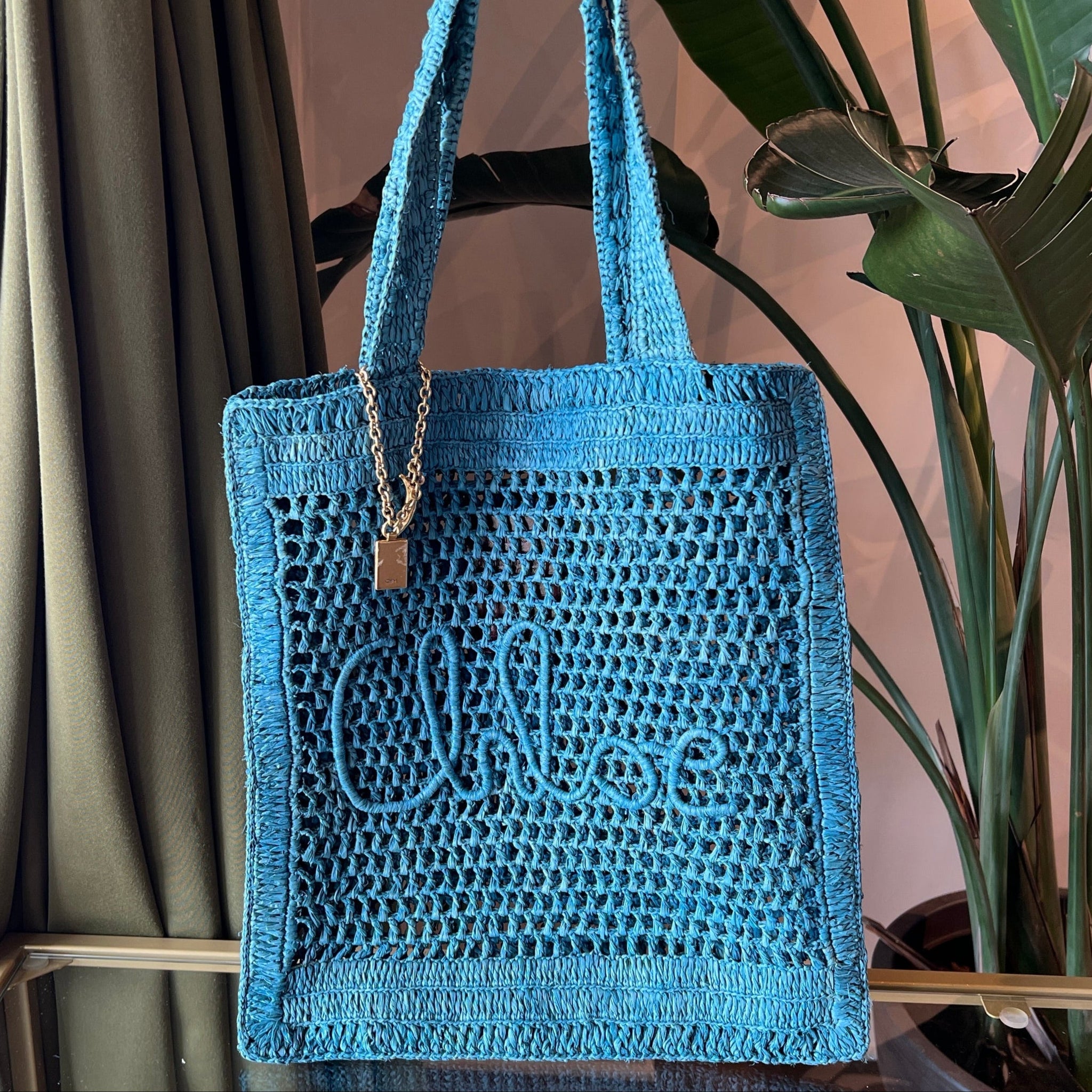 CHLOE Summer Banana Tote Bag