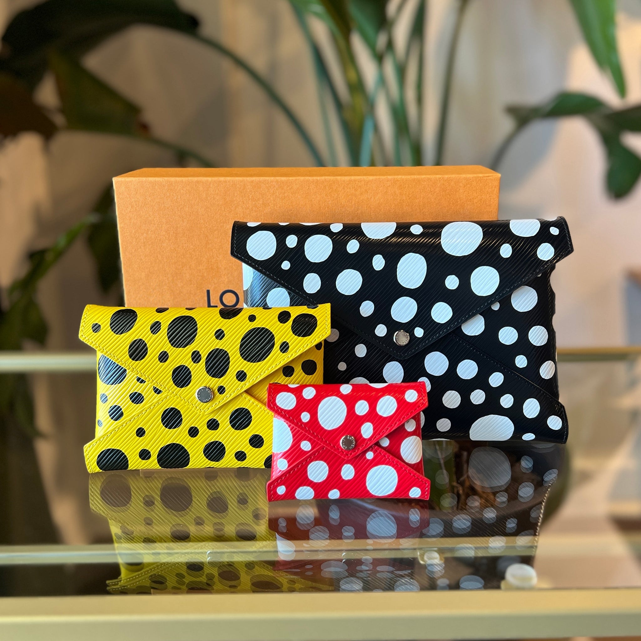 LOUIS VUITTON Yayoi Kusama Kirigami 3 set pochette