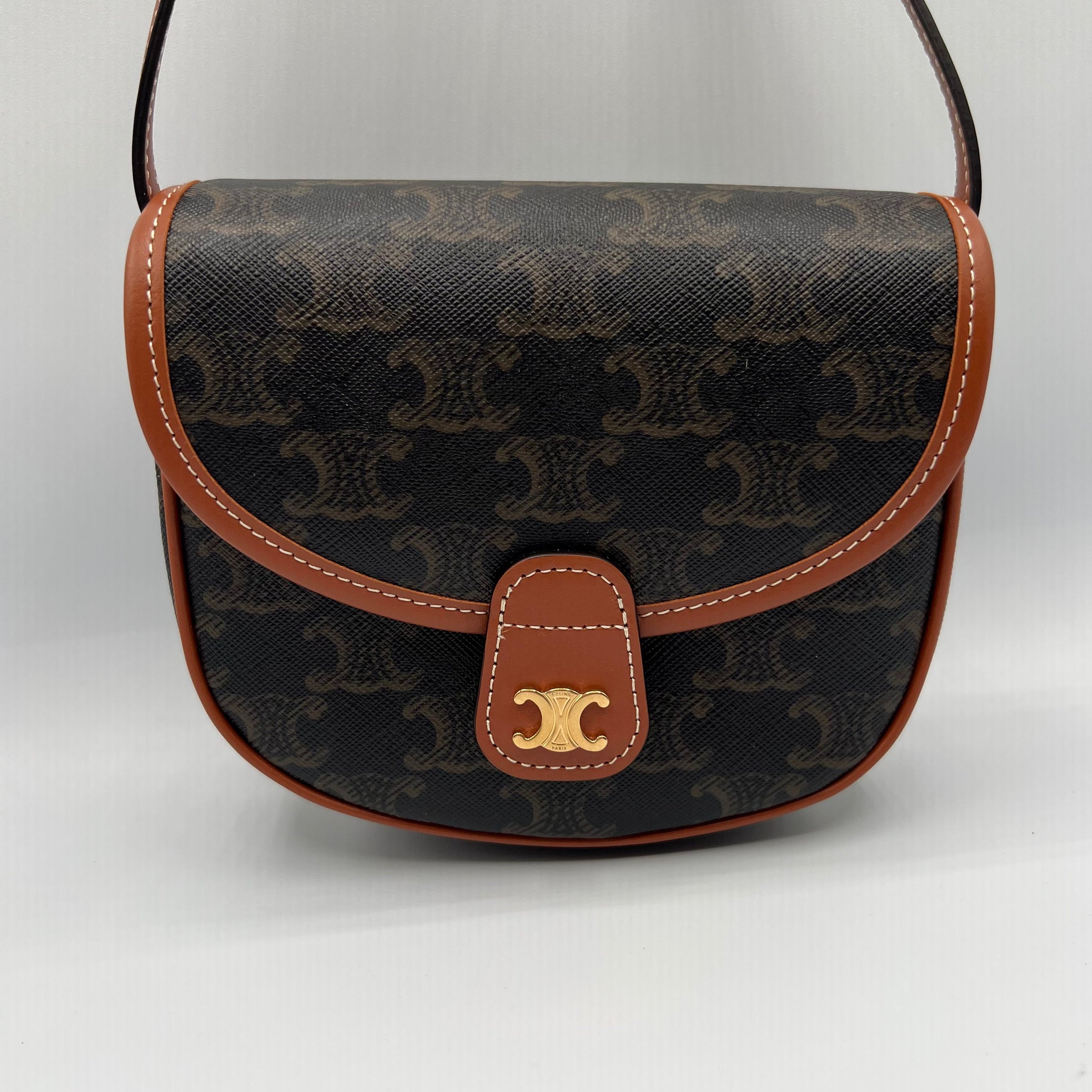 Mini Besace Triomphe Canvas Crossbody